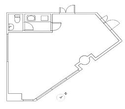 前田ビル ワンルームの間取図画像