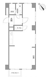 エクセレンス池袋 ワンルームの間取図画像