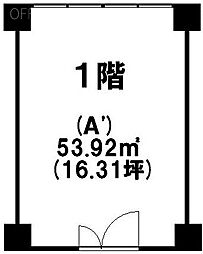 藤和護国寺コープ ワンルームの間取図画像