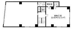 麹町秋山ビルディング ワンルームの間取図画像
