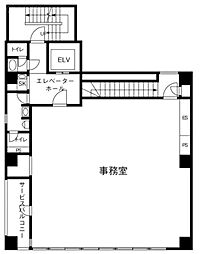 汐留AZビル ワンルームの間取図画像