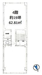 升本ビル ワンルームの間取図画像