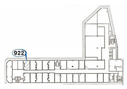 新橋駅前ビル1号館 ワンルームの間取図画像