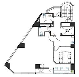 第三早川屋ビル ワンルームの間取図画像