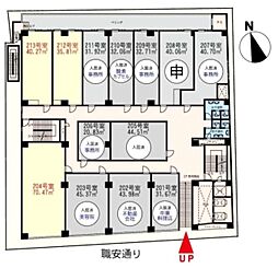 コントワール新宿 ワンルームの間取図画像