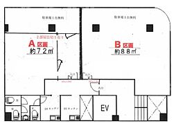 グリーンビル ワンルームの間取図画像