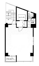 ALLURE大井仙台坂 ワンルームの間取図画像