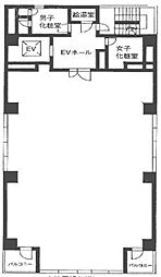 東神田INビル ワンルームの間取図画像