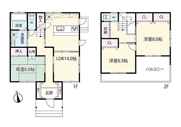 間取りを拡大表示