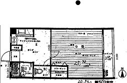 シャンボール高円寺 1Kの間取図画像
