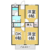 コーポからまつＡ  ｜ 長野県小諸市大字御影新田（賃貸アパート2DK・1階・44.72㎡） その2