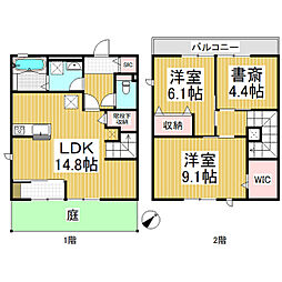 リエス軽井沢 3LDKの間取図画像