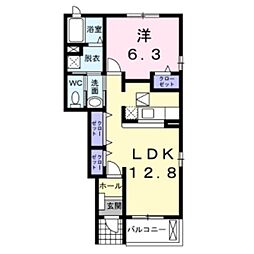 レジェンド・アイ 1LDKの間取図画像