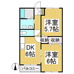 物件の間取り