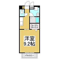MK-3 1Kの間取図画像