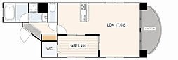 Ｓｕｎｓｑｕａｒｅ堺町 8階1LDKの間取り