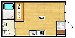 ソア長束 ワンルームの間取図画像