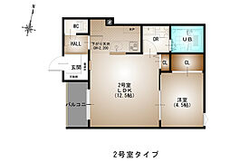 Regalest-F 井口1 302 3階1LDKの間取り