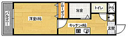 タウンハウス榎町 1Kの間取図画像