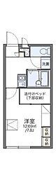 レオパレスサンシャインコーボー 1Kの間取図画像