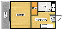 シティハイツY・S西本 1Kの間取図画像