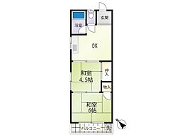 稲野ビル 2DKの間取図画像