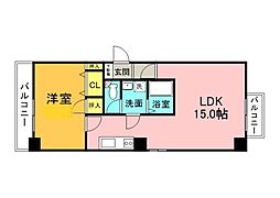 メゾンイヨ 1LDKの間取図画像