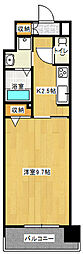 S-RESIDENCE観音本町 1Kの間取図画像