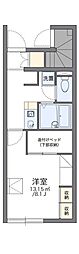 レオパレス和T&R 1Kの間取図画像