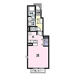 エレガンス・S ワンルームの間取図画像