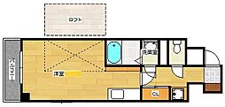 ファミーリエ昭和町 ワンルームの間取図画像
