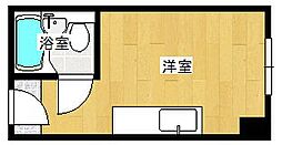 セントラル瀬戸内ビル ワンルームの間取図画像