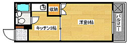 柴崎東雲ビル 1Kの間取図画像