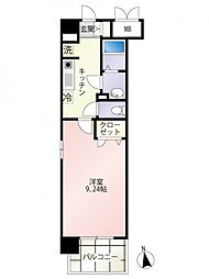 第30友建ビル 1Kの間取図画像