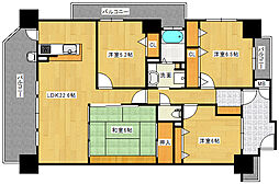 サーパス祇園 4LDKの間取図画像