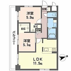 物件の間取り