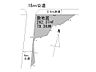 区画図：敷地図　１８ｍ×６ｍの二方向道路・角地に３．５ｍの歩道がいい