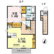 ベリーヴィレッジ　Ｃ棟  ｜ 愛知県豊川市弥生町2丁目（賃貸アパート1LDK・2階・50.29㎡） その2