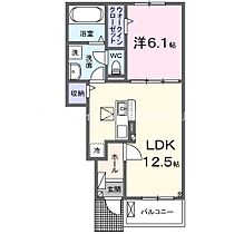 ネクストガーデン  ｜ 愛知県豊川市下長山町西道貝津（賃貸アパート1LDK・1階・44.70㎡） その2