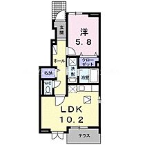 グリーンリーフ  ｜ 愛知県豊川市伊奈町大門（賃貸アパート1LDK・1階・43.12㎡） その2