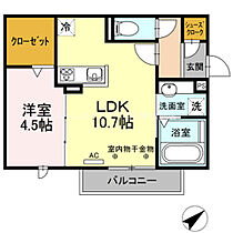 ＯＴＴ’ｓ豊栄  ｜ 愛知県豊川市豊栄町（賃貸アパート1LDK・3階・40.27㎡） その2