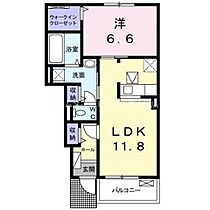 ラメール　B  ｜ 愛知県豊川市桜町2丁目（賃貸アパート1LDK・1階・48.35㎡） その2