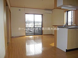 リバティ八幡　A棟 1階ワンルームのリビング/ダイニング