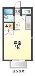 アネックス ワンルームの間取図画像