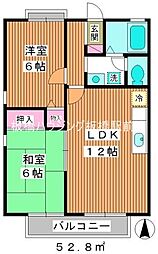 ハウスアーバン 2LDKの間取図画像