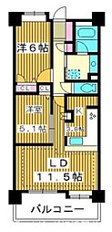 コンフォリア板橋仲宿 2LDKの間取図画像