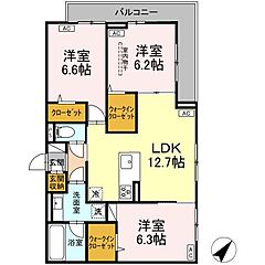 物件の間取り