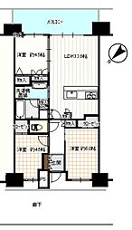 間取図画像 3LDK