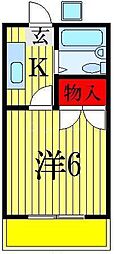 間取図画像 1K