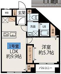 間取図画像 1LDK